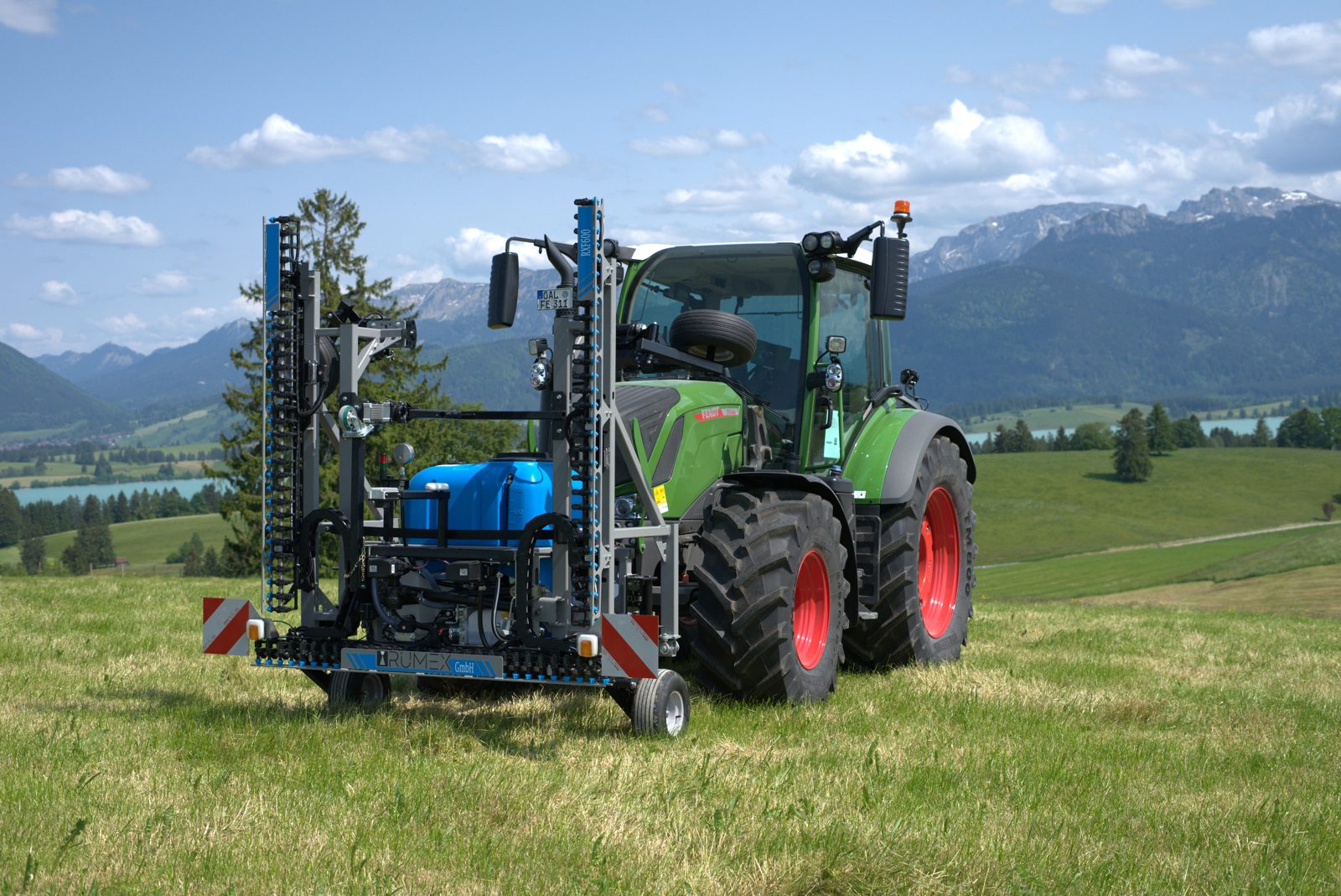RUMEX RXF600 in un prato